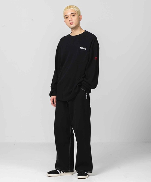 XLARGE(エクストララージ)の「THERMAL L/S POCKET TEE(Tシャツ/カットソー・メンズ・ネイビー/グリーン/ブラック・M/S/XL/L)」の13枚目の写真