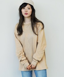 FRUIT OF THE LOOM フルーツオブザルーム Tシャツ カットソー メンズ アパレル シンプル 綿100 長袖 uネック ロングスリーブ ロンt 厚手