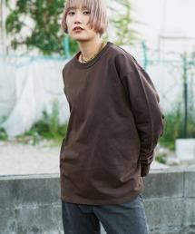 FRUIT OF THE LOOM フルーツオブザルーム Tシャツ カットソー メンズ アパレル シンプル 綿100 長袖 uネック ロングスリーブ ロンt 厚手