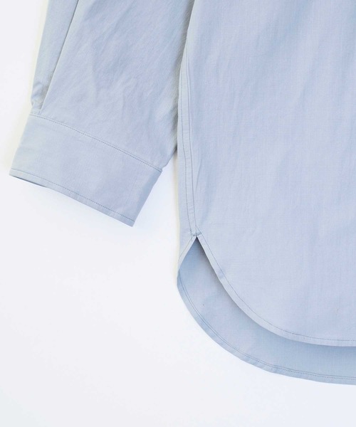 VICTIM(ヴィクティム)の「VICTIM ヴィクティム / BIG SHIRTS ビッグシルエットシャツ / VTM-22-S-019(シャツ/ブラウス・メンズ・ホワイト/ライトブルー/グレイッシュブルー・M/L)」の11枚目の写真