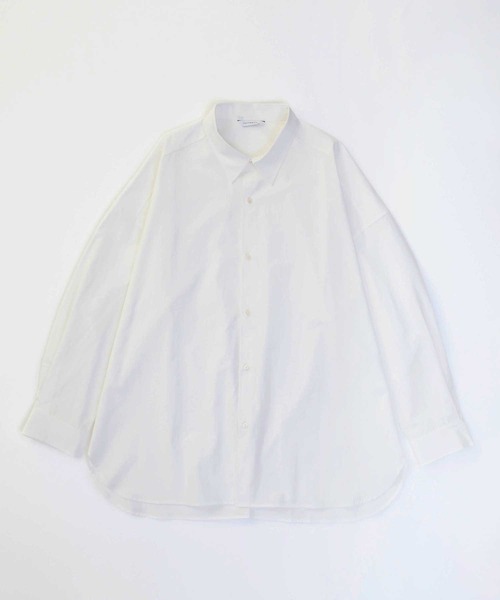 VICTIM(ヴィクティム)の「VICTIM ヴィクティム / BIG SHIRTS ビッグシルエットシャツ / VTM-22-S-019(シャツ/ブラウス・メンズ・ホワイト/ライトブルー/グレイッシュブルー・M/L)」の10枚目の写真