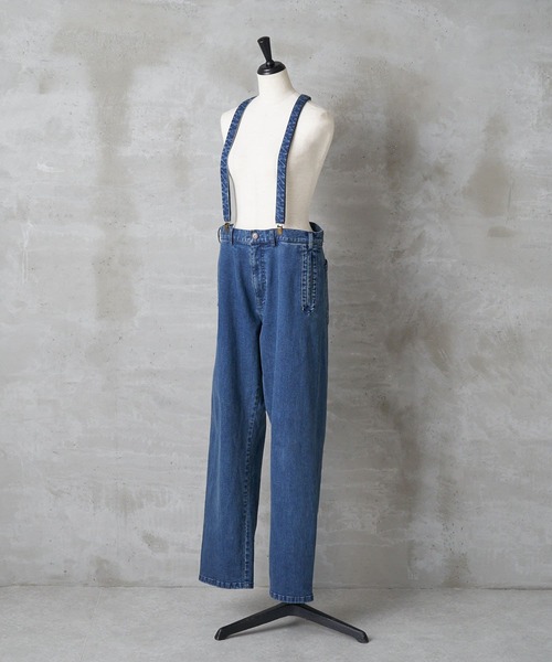 BEARDSLEY(ビアズリー)の「《FRIPIER・ユニセックス》サスペンダーデニムパンツ(その他パンツ・レディース・ブルー・FREE)」の13枚目の写真