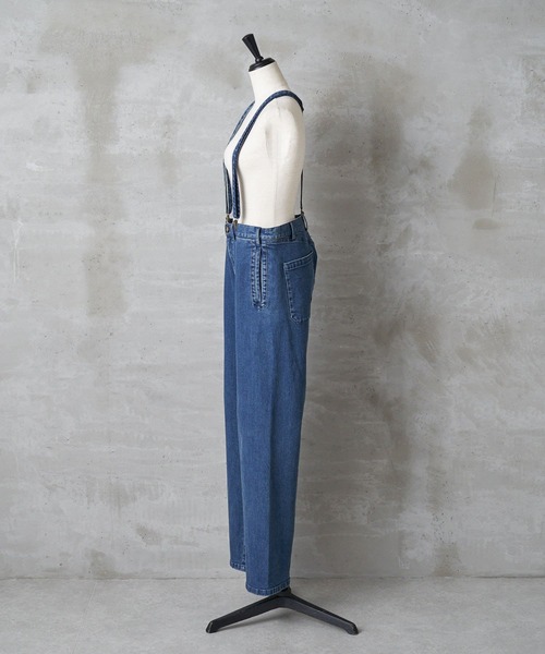 BEARDSLEY(ビアズリー)の「《FRIPIER・ユニセックス》サスペンダーデニムパンツ(その他パンツ・レディース・ブルー・FREE)」の9枚目の写真