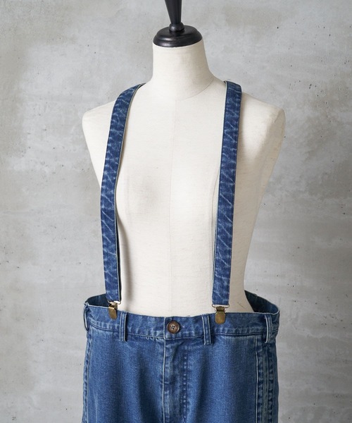 BEARDSLEY(ビアズリー)の「《FRIPIER・ユニセックス》サスペンダーデニムパンツ(その他パンツ・レディース・ブルー・FREE)」の7枚目の写真