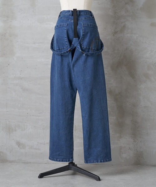 BEARDSLEY(ビアズリー)の「《FRIPIER・ユニセックス》サスペンダーデニムパンツ(その他パンツ・レディース・ブルー・FREE)」の18枚目の写真