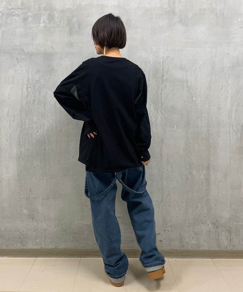 BEARDSLEY(ビアズリー)の「《FRIPIER・ユニセックス》サスペンダーデニムパンツ(その他パンツ・レディース・ブルー・FREE)」の6枚目の写真