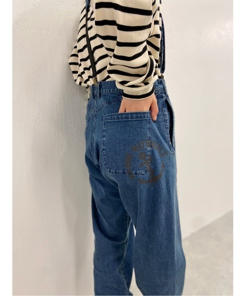 BEARDSLEY(ビアズリー)の「《FRIPIER・ユニセックス》サスペンダーデニムパンツ(その他パンツ・レディース・ブルー・FREE)」の20枚目の写真