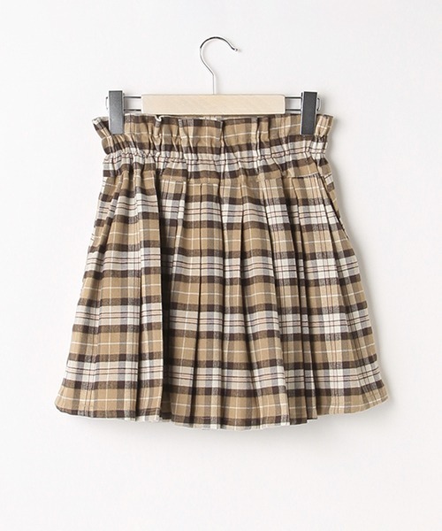 LOVETOXIC(ラブトキシック)の「チェック切替プリーツスカパン(その他パンツ・キッズ・ブラック/ベージュ・SS/S/M/L)」の4枚目の写真