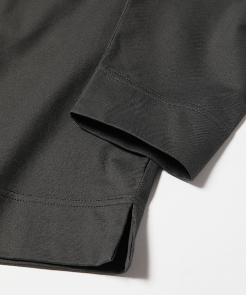 MR.OLIVE（ミスターオリーブ）の「ハイゲージ コットン / ビッグシルエット ロンT（Tシャツ/カットソー・メンズ・グレー系その他/ダークグレー/アイボリー/スモークグレー・SMALL/LARGE/MEDIUM）」の8枚目の写真