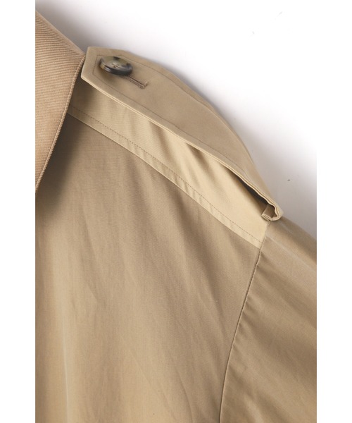 JILL STUART（ジルスチュアート）の「《Exclusive Line》ブロッキングロングコート（ステンカラーコート・レディース・カーキ・MEDIUM）」の8枚目の写真