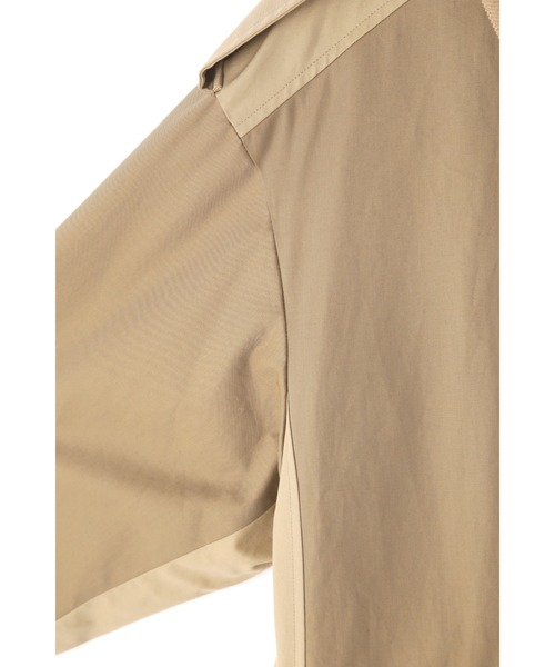 JILL STUART（ジルスチュアート）の「《Exclusive Line》ブロッキングロングコート（ステンカラーコート・レディース・カーキ・MEDIUM）」の9枚目の写真