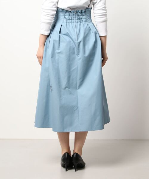 Mila Owen ハイウエストフレアスカート　限定値下げ Mila Owen（ミラオーウェン）の「ランダムタックハイウエスト