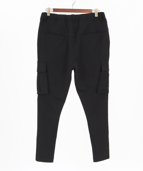 CAMBIO（カンビオ）の「mp9707- High Stretch Nylon Tapered Skinny Rib Cargo Pants カーゴパンツ（カーゴパンツ・メンズ・ブラック/オリーブ・L/M/S）」の16枚目の写真