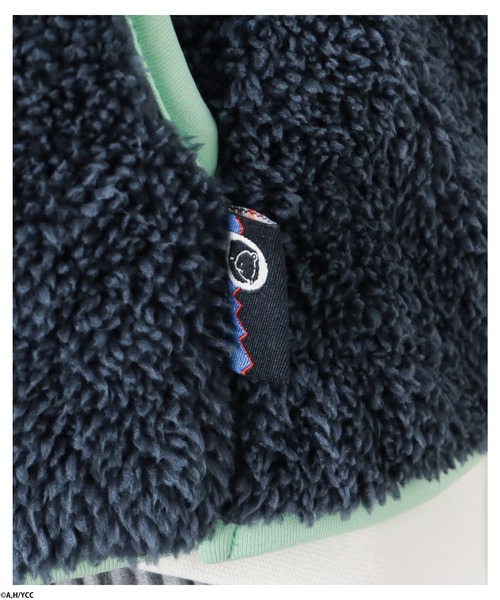 Mac-House（マックハウス）の「Penfield ペンフィールド×ゆるキャン△ ボアフリースジャケット（ブルゾン・レディース・ベージュ/ネイビー/ブラウン/グレー/オフホワイト・S/M/L/XL）」の17枚目の写真