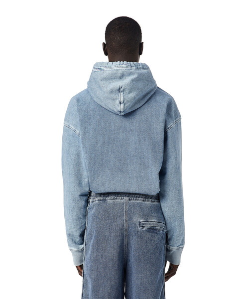 DIESEL（ディーゼル）の「DIESEL SS22 メンズ パーカー スウェット ジョグファブリック サステナブル（スウェット・メンズ・インディゴブルー・LARGE/X-LARGE/SMALL/MEDIUM/XX-LARGE/X-SMALL）」の13枚目の写真