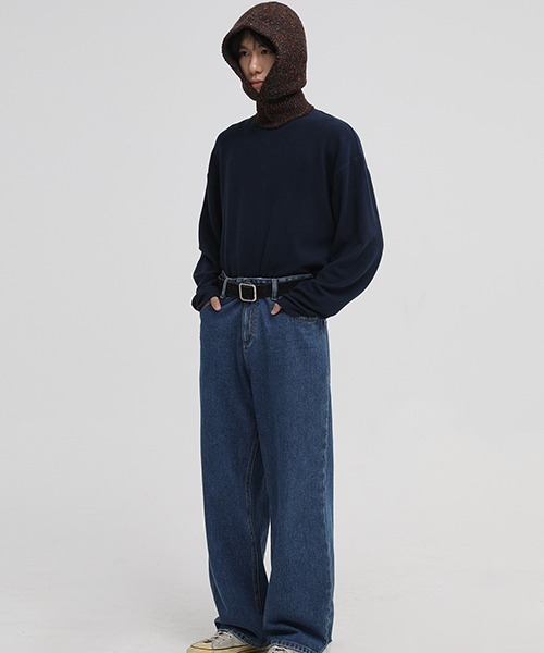 MASONPRINCE(メイソンプリンス)の「【MASONPRINCE】Vintage like hem damage denim pants NZK6059(デニムパンツ・メンズ・ブラウン/ブラック/ブルー/ダークグレー・XL/L/S/M)」の19枚目の写真