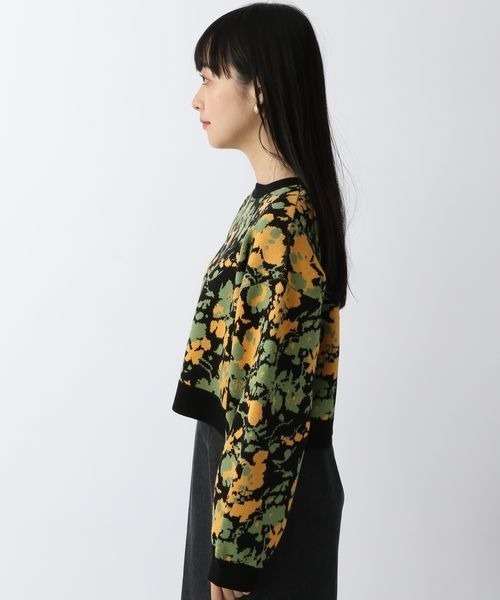 LOWRYS FARM(ローリーズファーム)の「ヴィンテージハナカーディガンLS 263759(カーディガン/ボレロ・レディース・ホワイト系その他/ブラック系その他・FREE)」の11枚目の写真