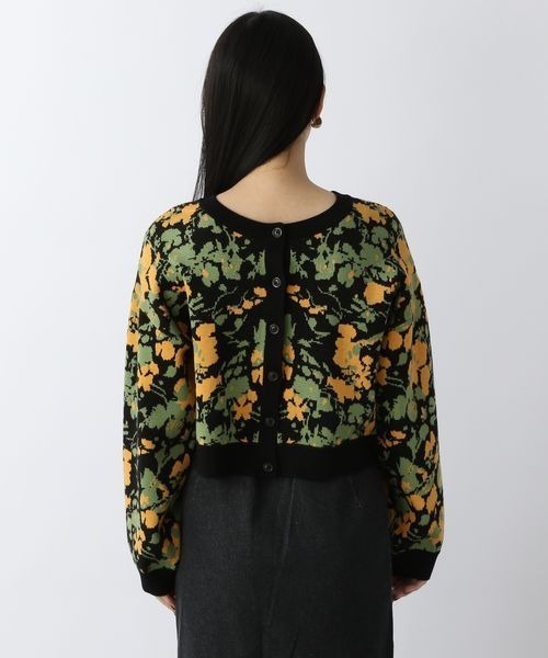 LOWRYS FARM(ローリーズファーム)の「ヴィンテージハナカーディガンLS 263759(カーディガン/ボレロ・レディース・ホワイト系その他/ブラック系その他・FREE)」の12枚目の写真