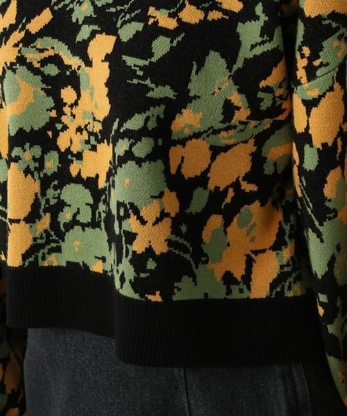 LOWRYS FARM(ローリーズファーム)の「ヴィンテージハナカーディガンLS 263759(カーディガン/ボレロ・レディース・ホワイト系その他/ブラック系その他・FREE)」の16枚目の写真