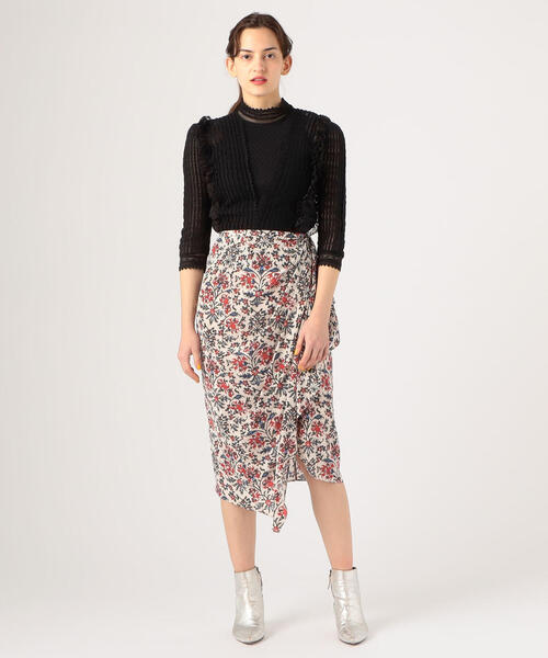 ISABEL MARANT（イザベルマラン）の「ISABEL MARANT ROSCOE ミックスレースブラウス（シャツ/ブラウス・レディース・ブラック・34/36）」の10枚目の写真