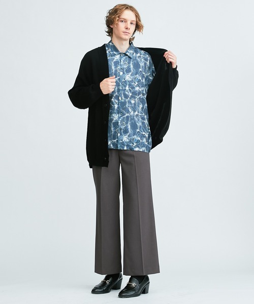 Lui's(ルイス)の「ミラノリブカーディガン(カーディガン/ボレロ・メンズ・ブラック/グレー/レッド/ダークグレー/ダークグリーン・FREE)」の12枚目の写真