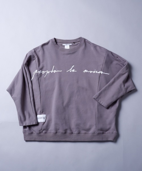 rovtski（ロフトスキー）の「SHARE ROOMS DORMAN SWEAT MAISON/シェアルーム ドルマン オーバーサイズ スウェット トレーナー（スウェット・メンズ・オフホワイト/モカ/ブルー系その他/キナリ・FREE）」の18枚目の写真