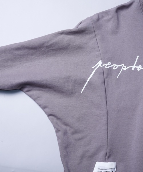 rovtski（ロフトスキー）の「SHARE ROOMS DORMAN SWEAT MAISON/シェアルーム ドルマン オーバーサイズ スウェット トレーナー（スウェット・メンズ・オフホワイト/モカ/ブルー系その他/キナリ・FREE）」の12枚目の写真