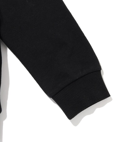 SHOO・LA・RUE（シューラルー）の「◆【90-130cm】裏毛恐竜ツノZIPパーカー（パーカー・キッズ・ライトグレー/ブラック・11/10/12/13/09）」の7枚目の写真