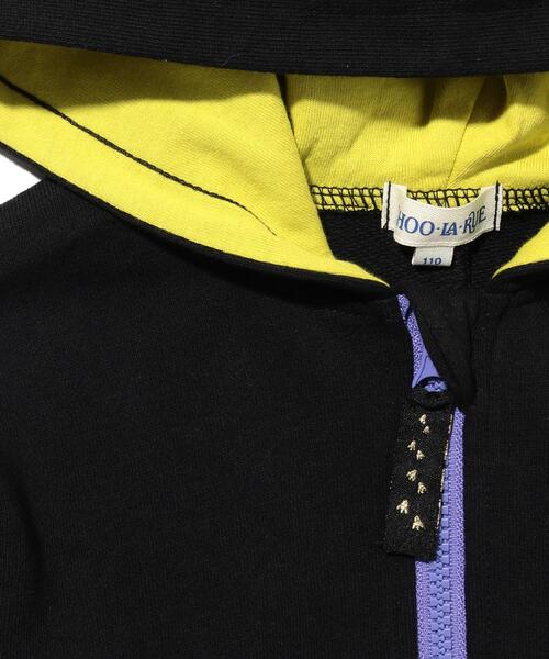 SHOO・LA・RUE（シューラルー）の「◆【90-130cm】裏毛恐竜ツノZIPパーカー（パーカー・キッズ・ライトグレー/ブラック・11/10/12/13/09）」の13枚目の写真