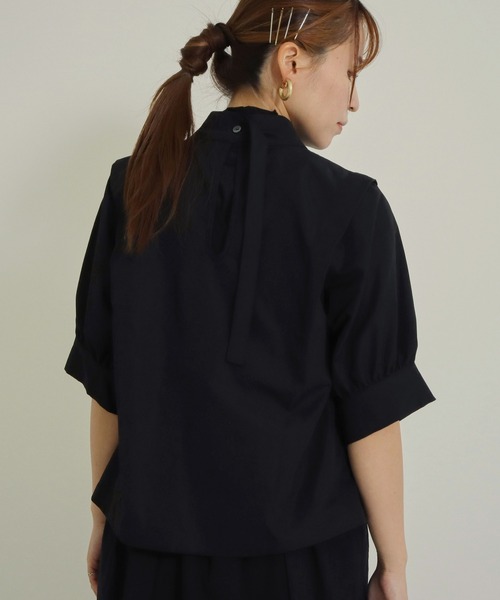 AULI（アウリィ）の「【低身長向けサイズ】ブラウスレイヤードワンピース（ワンピース・レディース・ブラック/オレンジ/グリーン・S/XS）」の21枚目の写真