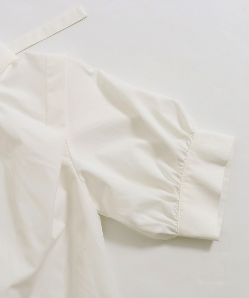 AULI（アウリィ）の「【低身長向けサイズ】ブラウスレイヤードワンピース（ワンピース・レディース・ブラック/オレンジ/グリーン・S/XS）」の8枚目の写真