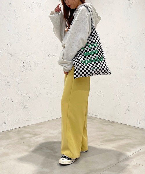 apres jour mignon(アプレジュールミニョン)の「ロゴトートバッグ【ZOZOTOWN限定アイテム】(トートバッグ・レディース・アイボリー/ブラック系その他/ピンク/ブラック・ONESIZE)」の14枚目の写真