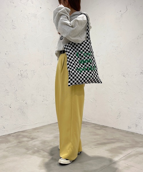 apres jour mignon(アプレジュールミニョン)の「ロゴトートバッグ【ZOZOTOWN限定アイテム】(トートバッグ・レディース・アイボリー/ブラック系その他/ピンク/ブラック・ONESIZE)」の15枚目の写真