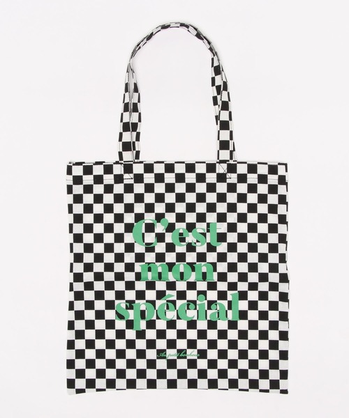 apres jour mignon(アプレジュールミニョン)の「ロゴトートバッグ【ZOZOTOWN限定アイテム】(トートバッグ・レディース・アイボリー/ブラック系その他/ピンク/ブラック・ONESIZE)」の17枚目の写真