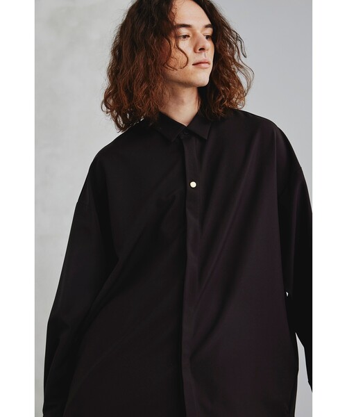 tk.TAKEO KIKUCHI（ティーケータケオキクチ）の「◆【WEB限定】ビッグサイズシャツ（シャツ/ブラウス・メンズ・ホワイト/チャコールグレー/ブラック/ライトブルー・03/02）」の3枚目の写真