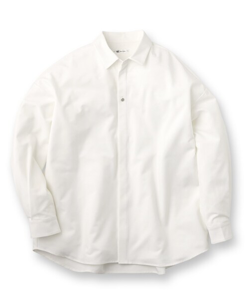 tk.TAKEO KIKUCHI（ティーケータケオキクチ）の「◆【WEB限定】ビッグサイズシャツ（シャツ/ブラウス・メンズ・ホワイト/チャコールグレー/ブラック/ライトブルー・03/02）」の5枚目の写真