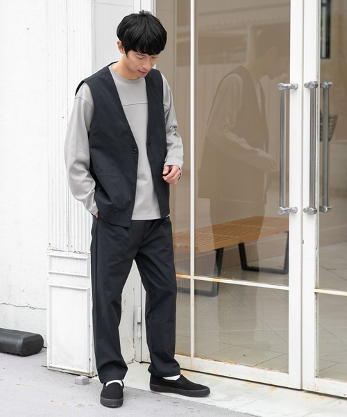 LAKOLE（ラコレ）の「ポリドビーベスト[セットアップ対応] / 261229（ベスト・メンズ・ブラック/ブルー/サンドグレー・MEDIUM/LARGE）」の7枚目の写真