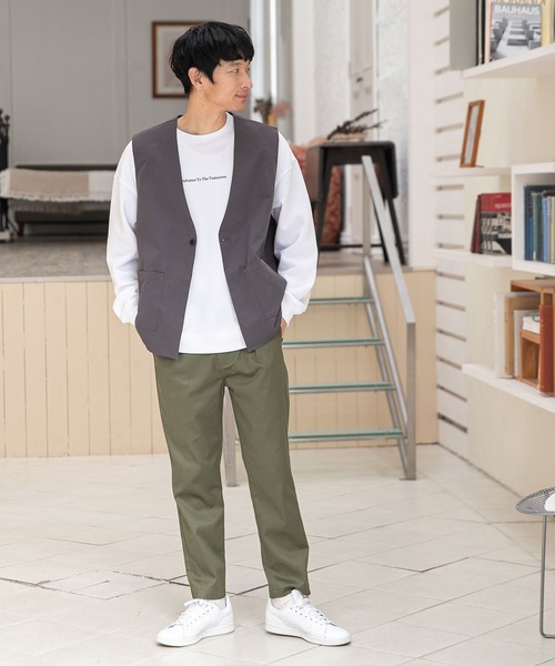 LAKOLE（ラコレ）の「ポリドビーベスト[セットアップ対応] / 261229（ベスト・メンズ・ブラック/ブルー/サンドグレー・MEDIUM/LARGE）」の10枚目の写真