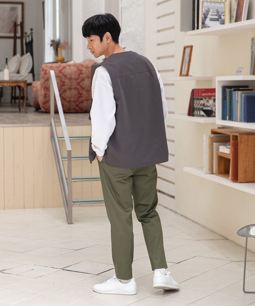 LAKOLE（ラコレ）の「ポリドビーベスト[セットアップ対応] / 261229（ベスト・メンズ・ブラック/ブルー/サンドグレー・MEDIUM/LARGE）」の12枚目の写真