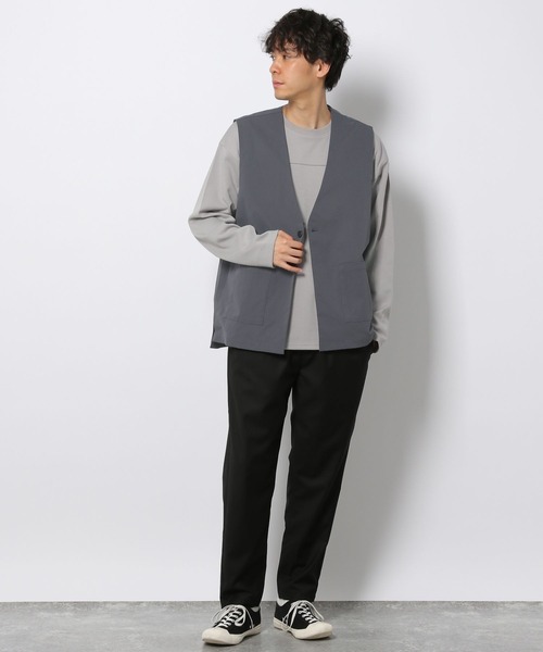 LAKOLE（ラコレ）の「ポリドビーベスト[セットアップ対応] / 261229（ベスト・メンズ・ブラック/ブルー/サンドグレー・MEDIUM/LARGE）」の15枚目の写真