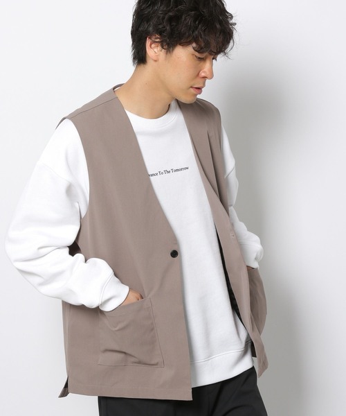 LAKOLE（ラコレ）の「ポリドビーベスト[セットアップ対応] / 261229（ベスト・メンズ・ブラック/ブルー/サンドグレー・MEDIUM/LARGE）」の18枚目の写真