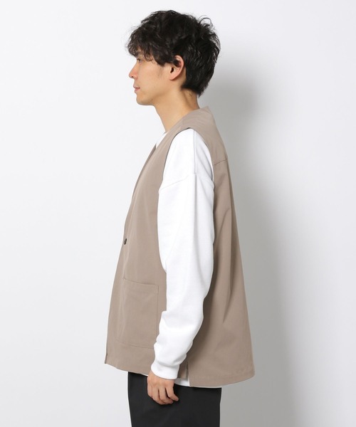 LAKOLE（ラコレ）の「ポリドビーベスト[セットアップ対応] / 261229（ベスト・メンズ・ブラック/ブルー/サンドグレー・MEDIUM/LARGE）」の20枚目の写真