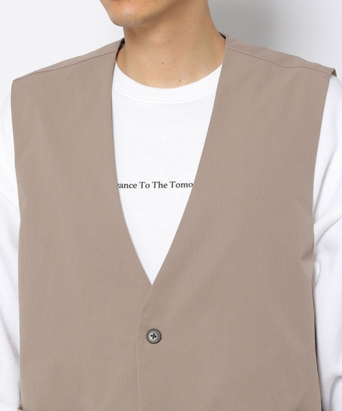 LAKOLE（ラコレ）の「ポリドビーベスト[セットアップ対応] / 261229（ベスト・メンズ・ブラック/ブルー/サンドグレー・MEDIUM/LARGE）」の22枚目の写真