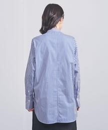 美品＊チノCINOH【定価3.8万】アシンメトリーブザムシャツ 赤×白ストライプ お値下げ ♥ CINOH アシンメトリーブザムシャツ