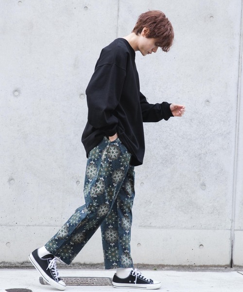 WEGO(ウィゴー)の「WEGO/総柄ワイドイージーパンツ(スラックス・メンズ・その他1/その他2/その他3・LARGE/MEDIUM)」の6枚目の写真