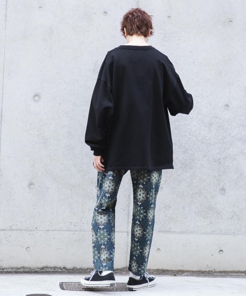 WEGO(ウィゴー)の「WEGO/総柄ワイドイージーパンツ(スラックス・メンズ・その他1/その他2/その他3・LARGE/MEDIUM)」の7枚目の写真