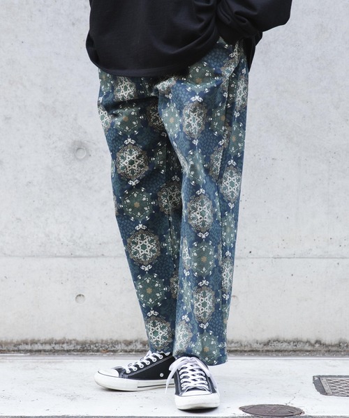 WEGO(ウィゴー)の「WEGO/総柄ワイドイージーパンツ(スラックス・メンズ・その他1/その他2/その他3・LARGE/MEDIUM)」の8枚目の写真