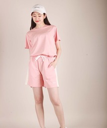 FILA（フィラ）の「FILA　ソフトストレッチ 天竺 ワンポイントセットアップ（ルームウェア/パジャマ・レディース）」