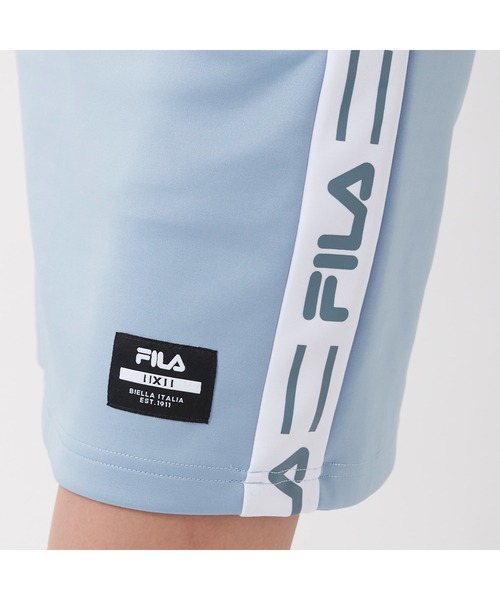 FILA GOLF(フィラゴルフ )の「FILA GOLF/フィラゴルフ ロゴジャガード ハイライズ ダンボールニット タイトスカート/インナーパンツセット/ゴルフウェア/レディース(スカート・レディース・ライトピンク/ブルー/ミックスグレー/ブラック・LL/S/M/L)」の21枚目の写真