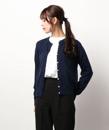 Te chichi | 金縁ボタンクルーネックカーディガン(カーディガン/ボレロ)